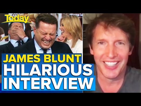 James Blunt catches Aussie hosts off guard with hilarious quip | Today Show Australia