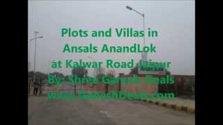 preview picture of video 'Ansal Anandlok Kalwar Road Jaipur by GaneshDeals.com Plots Villa Sale Resale Purchase'