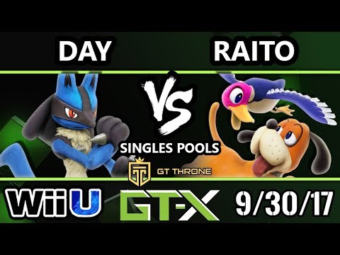 GTX 2017 Smash 4 - Sells |Day (Lucario) vs Raito (Duck Hunt) - Wii U Pools