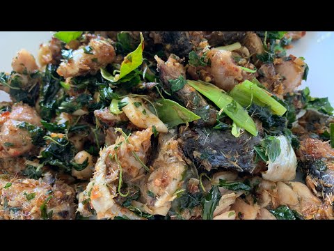 Stir Fry Frogs 🐸 with Basil Leaves