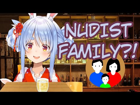 【Hololive】Pekora encounter nudism family