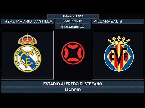 Real Madrid Castilla - Villarreal B | 1ª RFEF 2021/22 | Jornada 10