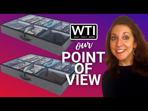 Woffit Under Bed Shoe Storage Organizer Set of 2 - WTI product video review