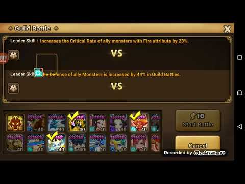 Summoners war: Taru damage test in gw