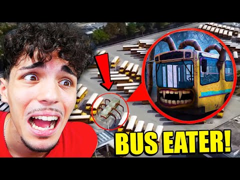 DRONE FILM "BUS EATER" in REAL LIFE!😱 IF YOU SEE IT RUN AWAY! (SCP-2086)