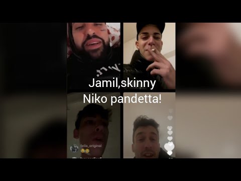 JAMIL, SKINNY e NIKO PANDETTA in diretta instagram per l'uscita di "NON FARE IL G"