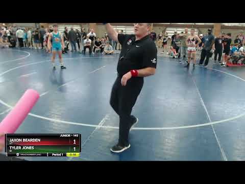 145 Lbs Cons. Semi - Jaxon Bearden, UT Vs Tyler Jones, ID 6c51