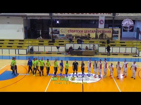FUTSAL: ČARŠIJA (TS) – BOR 4:7 (3:0), I poluvreme; Trstenik SRB, 9. novembar 2019.