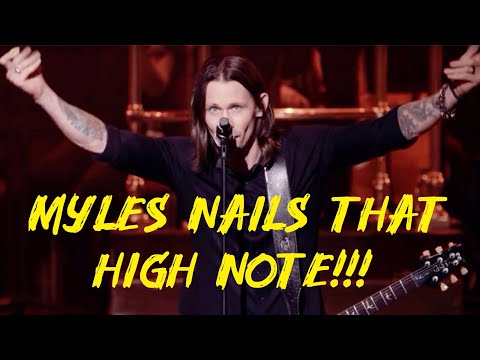 MYLES KENNEDY & THAT INSANE ROYAL ALBERT HALL HIGH NOTE! ALTER BRIDGE!