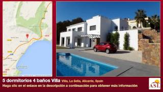 preview picture of video '5 dormitorios 4 baños Villa se Vende en Villa, La Sella, Alicante, Spain'