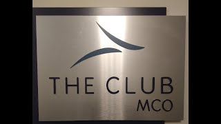 Orlando International Airport CLUB MCO lounge (2020) with my friend Abdul