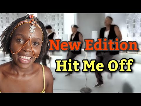 African Girl First Time Hearing Reaction to New Edition - Hit Me Off