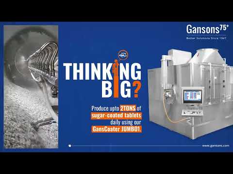 Sugar Coating | One Tonne Tablet Coating machine | High Capacity