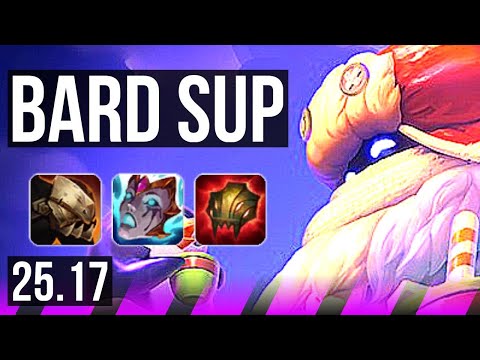 BARD & Varus vs BRAND & Draven (SUP) | 6k comeback, 38k DMG, 6/6/37 | EUW Challenger | 25.17