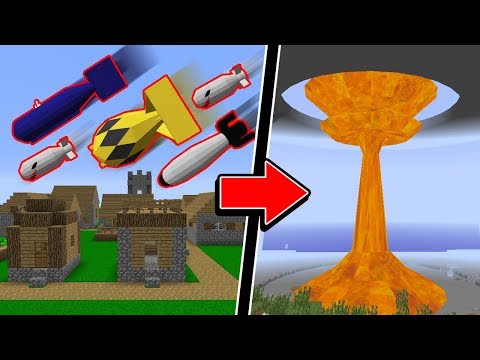 Jazzghost -  Minecraft: TESTING ATOMIC BOMBS IN MINECRAFT!  IT WILL DESTROY YOUR WHOLE WORLD!