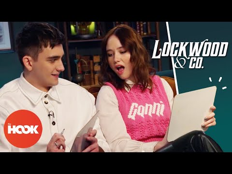 Lockwood & Co Cast Doodle Their Way Through An Interview | @TheHookOfficial