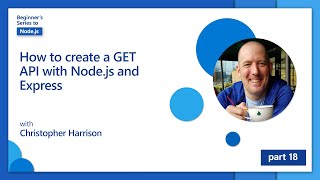 How to create a GET API with Node.js and Express [18 of 26] | Node.js for Beginners