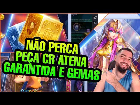 Não Perca Perca 16 Gemas. Consiga 01 Peça Garantida da Deusa Atena CR- Saint Seiya Awakening