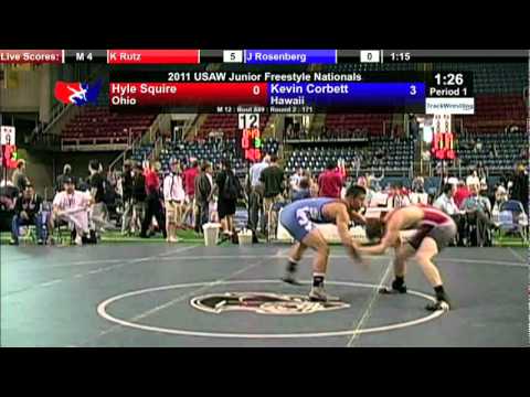 Junior Freestyle 171 - Kevin Corbett (HI) vs. Hyle Squire (OH)