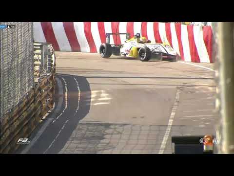 Ryuji Kumita Crash - 2017 F3 Macau Grand Prix Free Practice 1