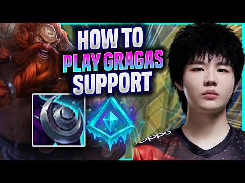 LEARN HOW TO PLAY GRAGAS SUPPORT LIKE A PRO! - Crisp Plays Gragas SUPPORT vs Rakan! | Preseason 2022