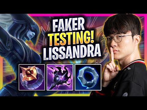 FAKER TESTING LISSANDRA IN KOREA SOLOQ! - T1 Faker Plays Lissandra MID vs Leblanc! | Season 2025