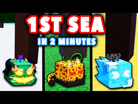 All Fruit Spawn Locations 1st Sea In 2 Minutes! (2025) - Blox Fruits