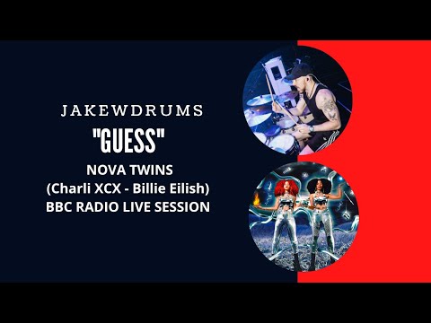 Nova Twins - Guess (Charli XCX/Billie Eilish) Cover - Drum Cam