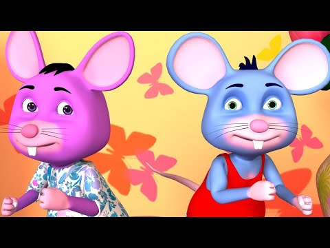 दो चूहे थे मोटे मोटे थे | Do Chuhe The Mote Mote The | Hindi Rhymes For Kids - Zappy Toons