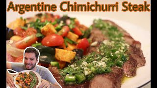 Hello Fresh Argentine Steak with Chimichurri