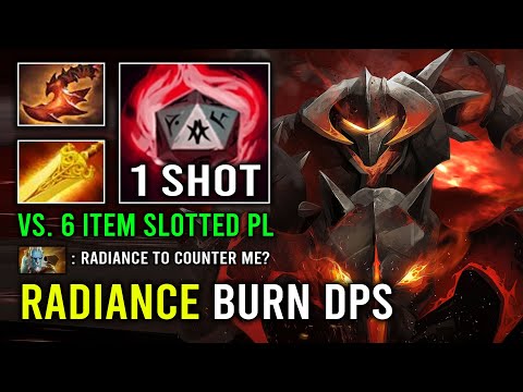ILLUSION WAR Radiance Burn DPS Unlimited Crit Chaos Knight Vs 6 Slotted Butterfly PL 7.33d Dota 2