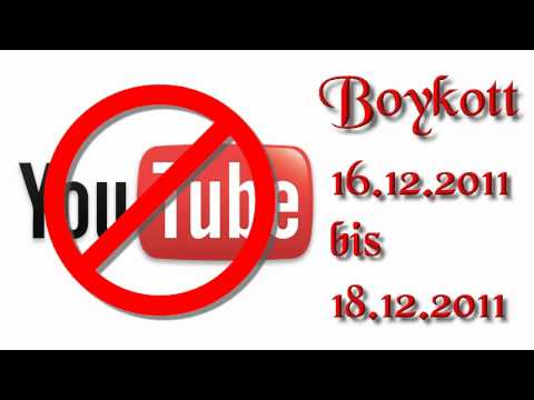 youtube boykott vom 16 12 2011 bis zum 18 12 2011