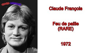Claude François - Feu de paille | Télé dimanche du 11 juin 1972 | RARE