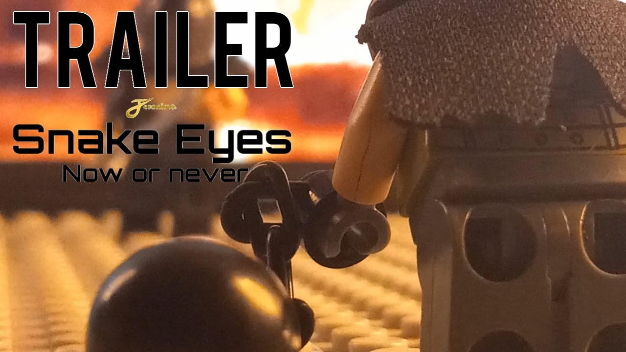 JP- OFFICIAL TRAILER SNAKE EYES: NOW OR NEVER #lego #stopmotion #trailer