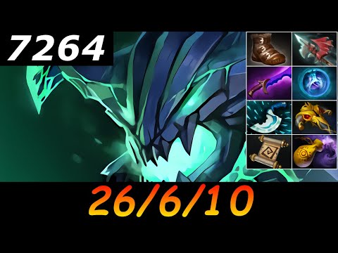 Dota 2 Outworld Devourer 7264 MMR 26/6/10 (Kills/Deaths/Assists) Ranked Full Gameplay