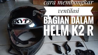 Download lagu Cara membongkar ventilasi dan membuka busa helem kyt k2 rider mp3