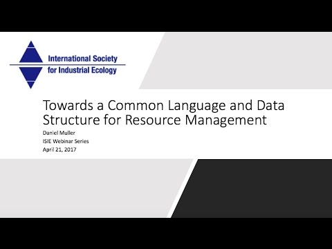 Towards a Common Language and Data Structure for Resource Management