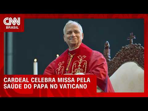 Fiéis no Vaticano desejam melhoras ao papa Leão XIV | LIVE CNN
