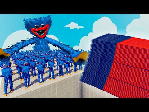 200x HUGGY WUGGY + 1x GIANT vs EVERY GOD - Totally Accurate Battle Simulator TABS