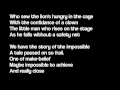 The Story Of Impossible - Peter Von Poehl (Lyrics ...