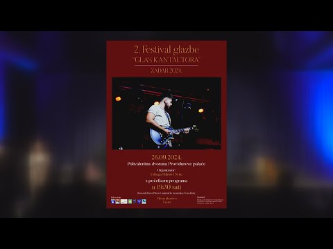 2. Festival glazbe "GLAS KANTAUTORA", Zadar 2024.
