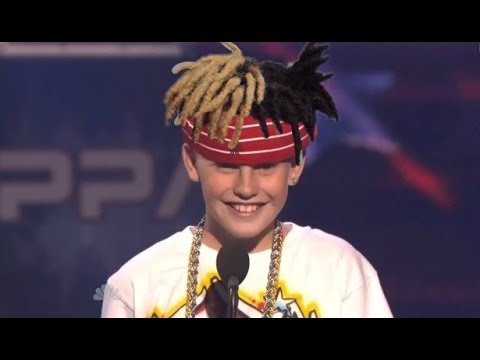 CJ Dippa rapping XXXTentacion on americas got talent