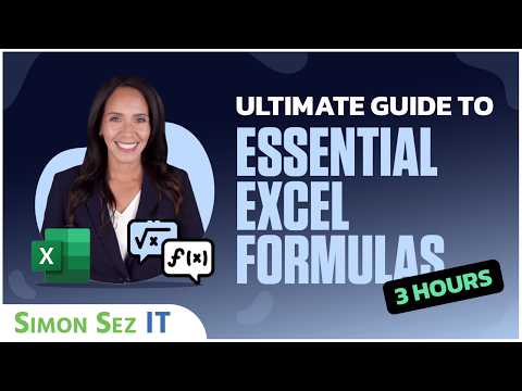 Excel Tutorial Beginner to Advanced 12 Hour Excel Course