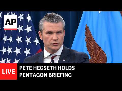 LIVE: Pete Hegseth holds Pentagon briefing on US and Israel's war with Iran
