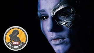 Cosplayer AmberSkies becomes Nebula - Marvel Becoming