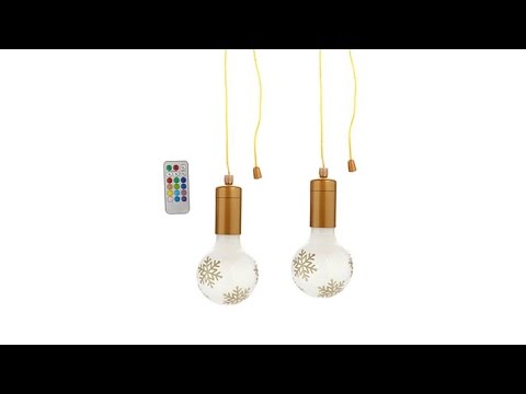 Improvements 2pk Holiday Color Changing 4" Pull Lights