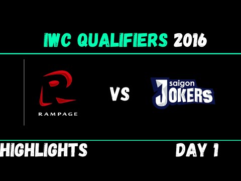 RPG vs SAJ - highlights IWCQ 2016 Day 1 - Rampage vs Saigon Jokers