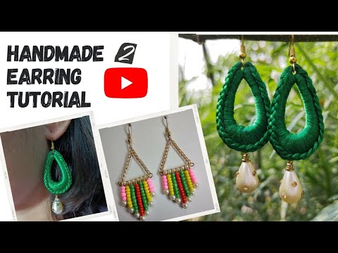 Trendy and Stylish ..2 Home made Design of DIY Earrings For Girls ll Daily wear