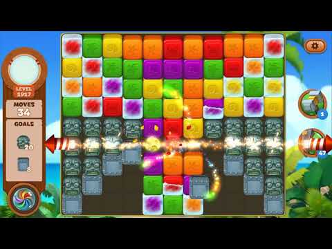 Lost Island Blast Adventure Level 1917 NO BOOSTERS - A S GAMING ✔️