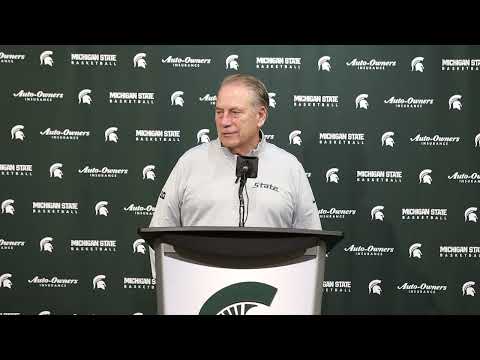 Izzo talks about Michigan State's new coach Pat Fitzgerald